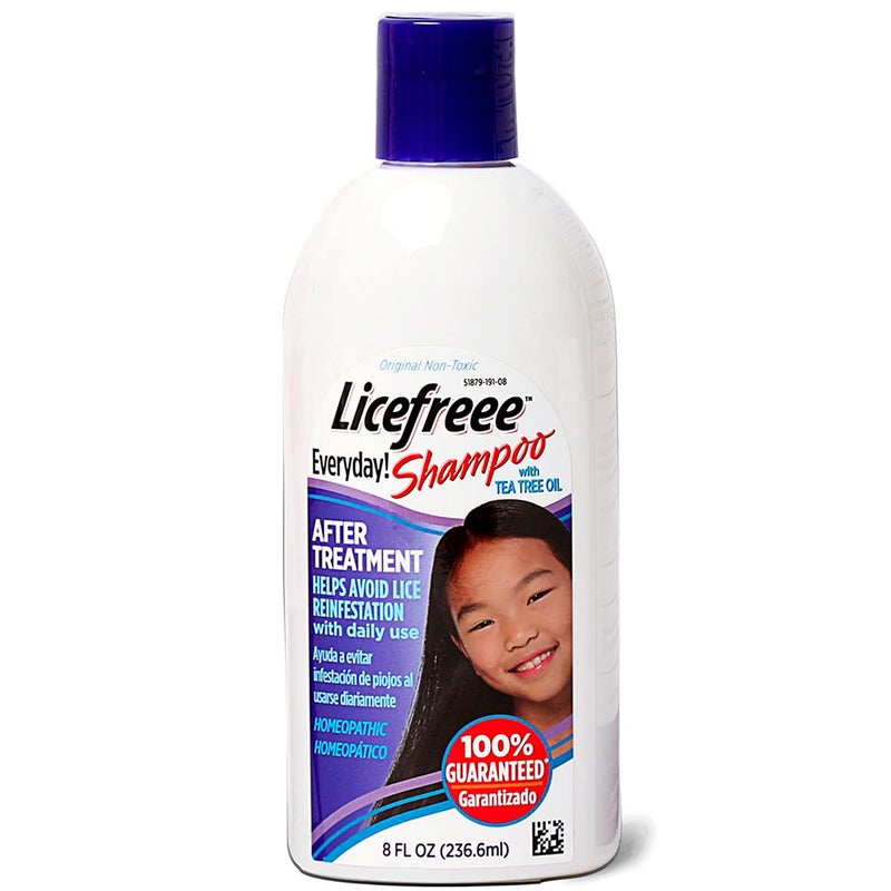 Licefreee Everyday Shampoo, Daily Maintenance Lice Shampoo, 8 Fluid Ounces - Image 1